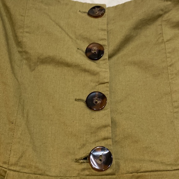 Zara green puff sleeve dress, S - Picture 9 of 11